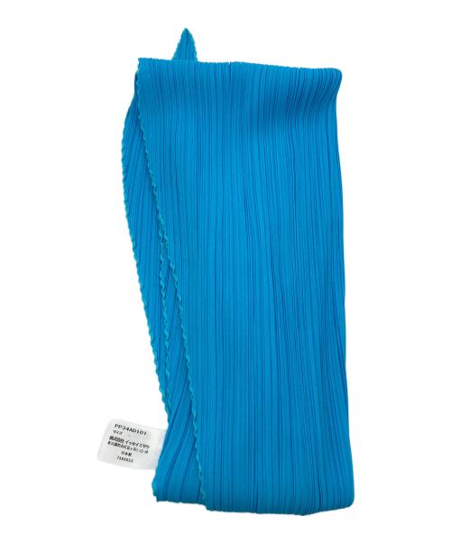 PLEATS PLEASE（プリーツプリーズ）PLEATS PLEASE (プリーツプリーズ) プリーツスカーフ ブルー サイズ:表記無の古着・服飾アイテム