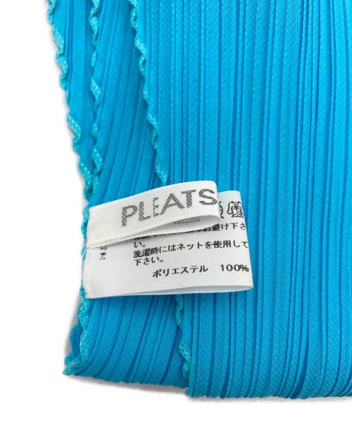 PLEATS PLEASE（プリーツプリーズ）PLEATS PLEASE (プリーツプリーズ) プリーツスカーフ ブルー サイズ:表記無の古着・服飾アイテム