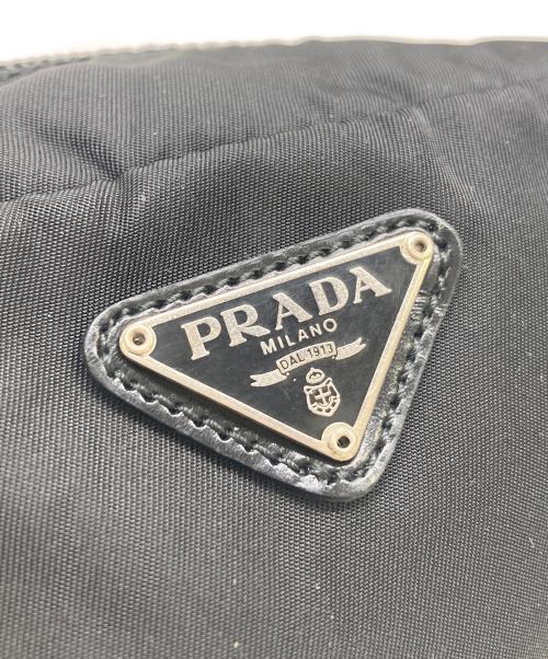PRADA（プラダ）PRADA (プラダ) ナイロンコスメポーチ ブラックの古着・服飾アイテム