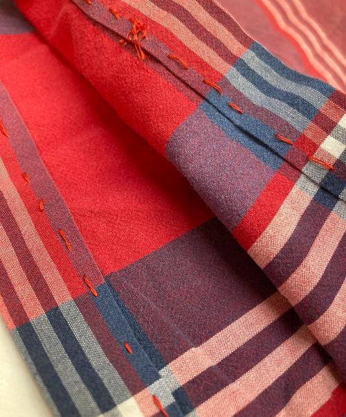 POLO RALPH LAUREN（ポロ・ラルフローレン）POLO RALPH LAUREN (ポロ・ラルフローレン) チェックパジャマシャツ レッド×ブルー サイズ:LLの古着・服飾アイテム