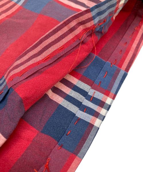 POLO RALPH LAUREN（ポロ・ラルフローレン）POLO RALPH LAUREN (ポロ・ラルフローレン) チェックパジャマシャツ レッド×ブルー サイズ:LLの古着・服飾アイテム