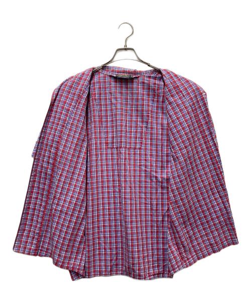 POLO RALPH LAUREN（ポロ・ラルフローレン）POLO RALPH LAUREN (ポロ・ラルフローレン) チェックパジャマシャツ レッド×ブルー サイズ:Lの古着・服飾アイテム