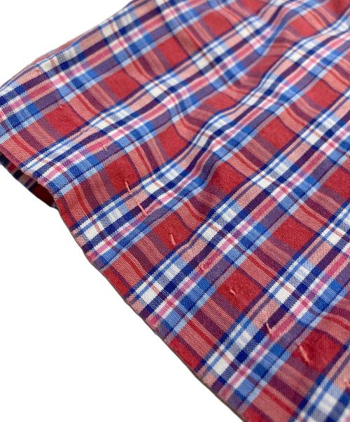 POLO RALPH LAUREN（ポロ・ラルフローレン）POLO RALPH LAUREN (ポロ・ラルフローレン) チェックパジャマシャツ レッド×ブルー サイズ:Lの古着・服飾アイテム