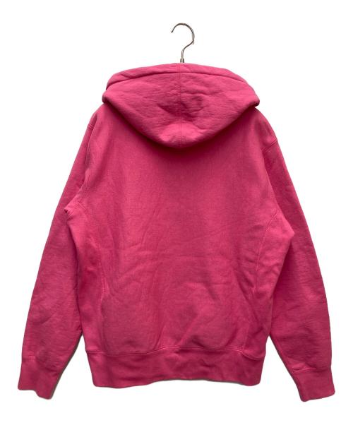 SUPREME（シュプリーム）SUPREME (シュプリーム) BOX LOGO HOODED SWEATSHIRT MAGENTA ピンク×グリーン サイズ:Sの古着・服飾アイテム