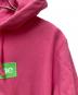 中古・古着 SUPREME (シュプリーム) BOX LOGO HOODED SWEATSHIRT MAGENTA ピンク×グリーン サイズ:S：35000円
