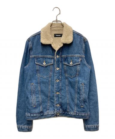 DIESEL フード付きダークブルーデニムジャケット 1057004517835542_01_0162w.jpeg