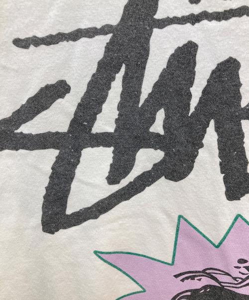 stussy（ステューシー）stussy (ステューシー) LION TRIBE TEE ホワイト サイズ:Lの古着・服飾アイテム