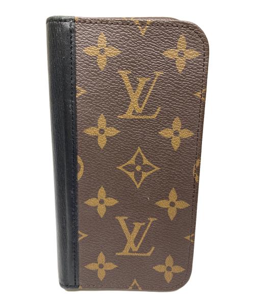 LOUIS VUITTON（ルイ ヴィトン）LOUIS VUITTON (ルイ ヴィトン) IPHONE 15 PRO・フォリオ　モノグラム ブラウンの古着・服飾アイテム
