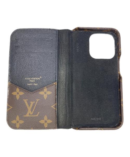 LOUIS VUITTON（ルイ ヴィトン）LOUIS VUITTON (ルイ ヴィトン) IPHONE 15 PRO・フォリオ　モノグラム ブラウンの古着・服飾アイテム