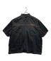 HARLEY-DAVIDSON（ハーレーダビッドソン）の古着「メカニックシャツ」｜ブラック×オレンジ