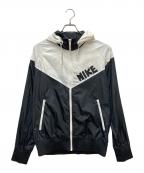 NIKEナイキ）の古着「ナイロンジャケット」｜ブラック×ホワイト