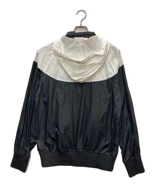 NIKE（ナイキ）NIKE (ナイキ) ナイロンジャケット ブラック×ホワイト サイズ:Mの古着・服飾アイテム