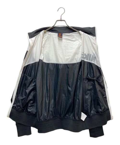 NIKE（ナイキ）NIKE (ナイキ) ナイロンジャケット ブラック×ホワイト サイズ:Mの古着・服飾アイテム