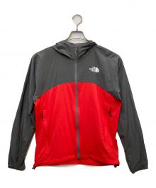 THE NORTH FACE（ザ ノース フェイス）の古着「SWALLOWTAIL HOODIE」｜グレー×レッド