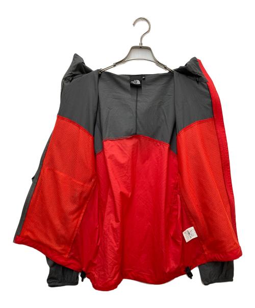 THE NORTH FACE（ザ ノース フェイス）THE NORTH FACE (ザ ノース フェイス) SWALLOWTAIL HOODIE グレー×レッド サイズ:Mの古着・服飾アイテム