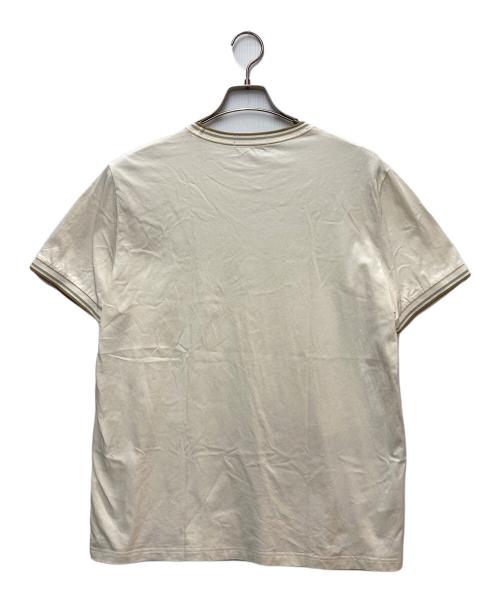 FRED PERRY（フレッドペリー）FRED PERRY (フレッドペリー) TWIN TIPPED Tシャツ アイボリー サイズ:Lの古着・服飾アイテム
