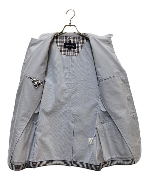 NEWYORKER（ニューヨーカー）NEWYORKER (ニューヨーカー) コードレーンサファリジャケット ブルー サイズ:Lの古着・服飾アイテム