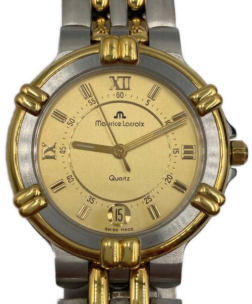 MAURICE LACROIX（モーリス・ラクロア）MAURICE LACROIX (モーリス・ラクロア) クオーツ腕時計 カリプソ ホワイトの古着・服飾アイテム