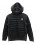 THE NORTH FACE（ザ ノース フェイス）の古着「中綿ジャケット　Red Run Hoodie」｜ブラック