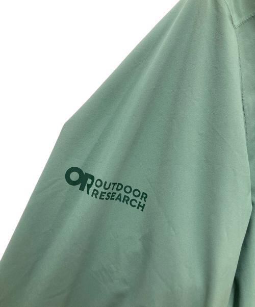 OUTDOOR RESEARCH（アウトドアリサーチ）OUTDOOR RESEARCH (アウトドアリサーチ) Stratoburst Stretch Rain Jacket グリーン サイズ:Mの古着・服飾アイテム