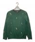 Paul Smith JEANS（ポールスミス ジーンズ）の古着「アニマル刺繍ニット」｜グリーン