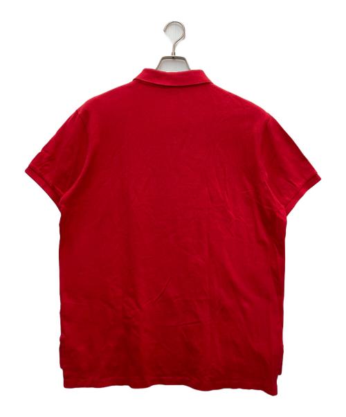 POLO RALPH LAUREN（ポロ・ラルフローレン）POLO RALPH LAUREN (ポロ・ラルフローレン) ポロベア刺繍ポロシャツ レッド サイズ:XLの古着・服飾アイテム