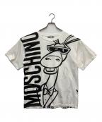 MOSCHINOモスキーノ）の古着「Horse Print S/S T-Shirt　」｜ホワイト