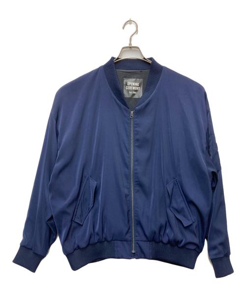 OPENING CEREMONY（オープニングセレモニー）OPENING CEREMONY (オープニングセレモニー) オーバーサイズジップブルゾン ネイビー サイズ:0Sの古着・服飾アイテム