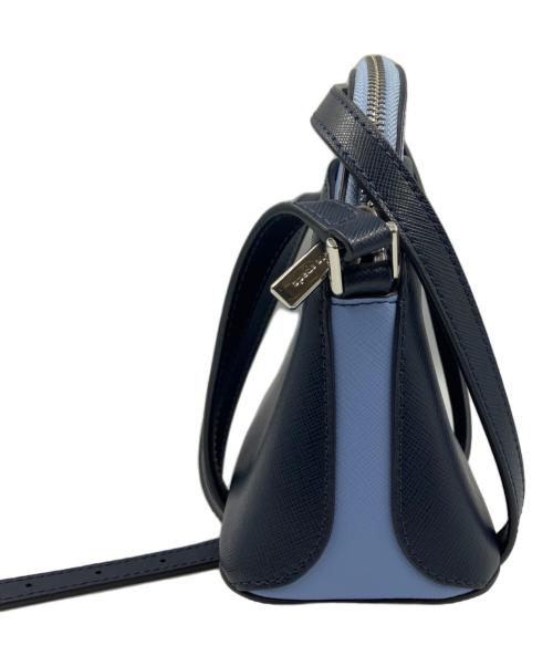 Kate Spade（ケイトスペード）Kate Spade (ケイトスペード) 2WAYバッグ ブルー×ネイビーの古着・服飾アイテム