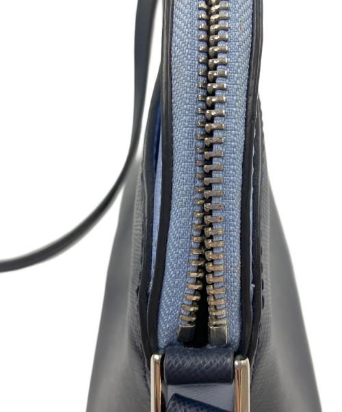 Kate Spade（ケイトスペード）Kate Spade (ケイトスペード) 2WAYバッグ ブルー×ネイビーの古着・服飾アイテム