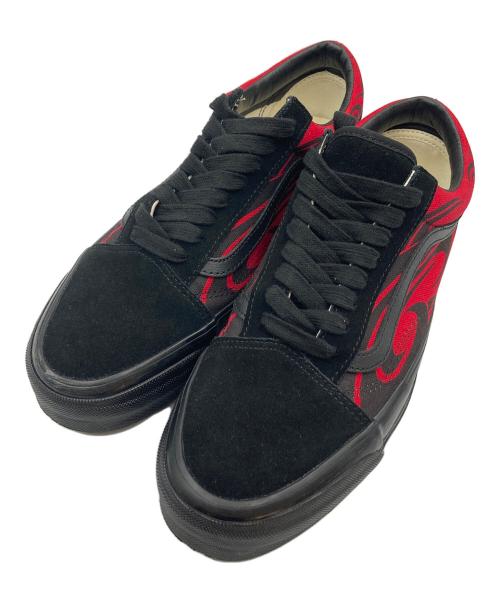 VANS（ヴァンズ）VANS (バンズ) UNITED ARROWS (ユナイテッドアローズ) Old Scool ブラック×レッド サイズ:US 9の古着・服飾アイテム