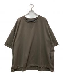 My Beautiful Landlet（マイビューティフルランドレット）の古着「オーバーサイズジャージカットソー」｜ブラウン