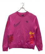 NIKEナイキ）の古着「NSP SB CREW プリント クルーネック スウェット  NSP SB CREW プリント クルーネック スウェット」｜ショッキングピンク