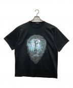 ARTCHENY×EXAMPLEアーケニー×エグザンプル）の古着「クルーネックプリントTシャツ」｜ブラック