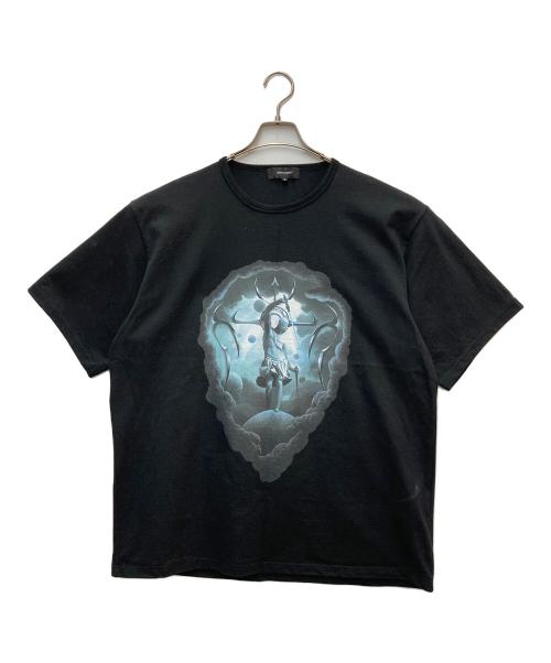 ARTCHENY（アーケニー）ARTCHENY (アーケニー) EXAMPLE (エグザンプル) クルーネックプリントTシャツ ブラック サイズ:4の古着・服飾アイテム