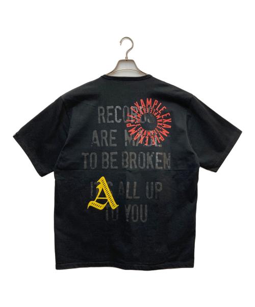 ARTCHENY（アーケニー）ARTCHENY (アーケニー) EXAMPLE (エグザンプル) クルーネックプリントTシャツ ブラック サイズ:4の古着・服飾アイテム