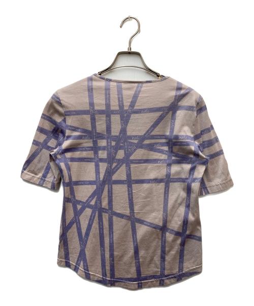 HERMES（エルメス）HERMES (エルメス) Tシャツ ボルデュッククロップド パープル サイズ:Mの古着・服飾アイテム