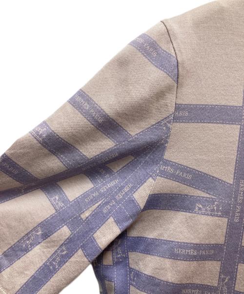 HERMES（エルメス）HERMES (エルメス) Tシャツ ボルデュッククロップド パープル サイズ:Mの古着・服飾アイテム