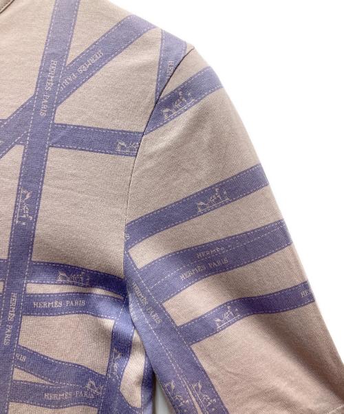 HERMES（エルメス）HERMES (エルメス) Tシャツ ボルデュッククロップド パープル サイズ:Mの古着・服飾アイテム