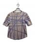 HERMES（エルメス）の古着「Tシャツ ボルデュッククロップド」｜パープル