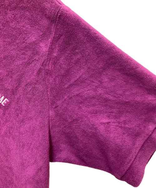 SUPREME（シュプリーム）SUPREME (シュプリーム) STRIPED COLLAR TERRY POLO パープル サイズ:Mの古着・服飾アイテム