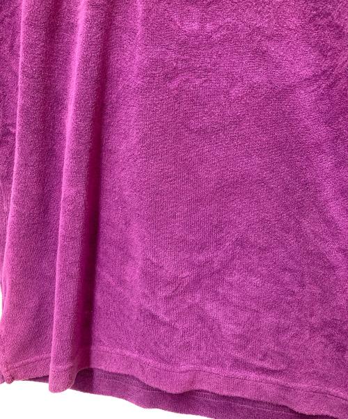 SUPREME（シュプリーム）SUPREME (シュプリーム) STRIPED COLLAR TERRY POLO パープル サイズ:Mの古着・服飾アイテム