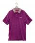 SUPREME（シュプリーム）の古着「STRIPED COLLAR TERRY POLO」｜パープル