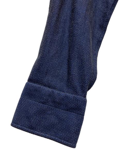 LUIGI BORRELLI（ルイジボレッリ）LUIGI BORRELLI (ルイジボレッリ) 長袖シャツ ネイビー サイズ:SIZE 42の古着・服飾アイテム
