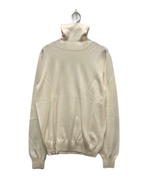 GRAN SASSO（グランサッソ）GRAN SASSO (グランサッソ) 薄手ニット ホワイト サイズ:ML 未使用品の古着・服飾アイテム