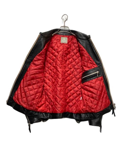 nano&co（ナノアンドコー）nano&co (ナノアンドコー) レザージャケット ブラック サイズ:XLの古着・服飾アイテム
