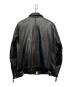 nano&co (ナノアンドコー) レザージャケット ブラック サイズ:XL：9000円