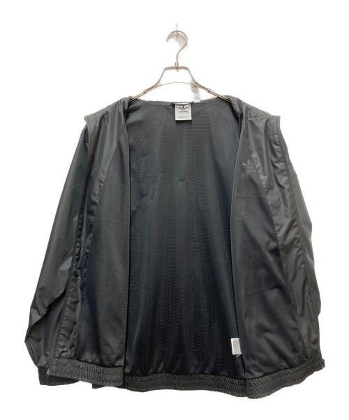 adidas（アディダス）adidas (アディダス) 3D Trefoil 3-Stripes Track Jacket ブラック×ホワイト サイズ:XOの古着・服飾アイテム