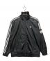adidas（アディダス）の古着「3D Trefoil 3-Stripes Track Jacket」｜ブラック×ホワイト