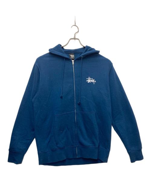 stussy（ステューシー）stussy (ステューシー) ジップパーカー ネイビー サイズ:Lの古着・服飾アイテム
